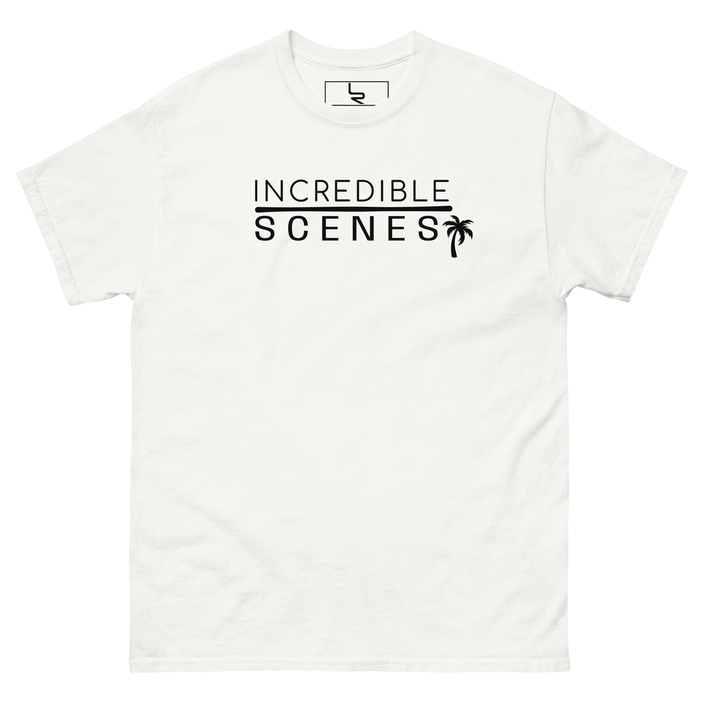 INCREDIBLE SCENES Tee Black Print
