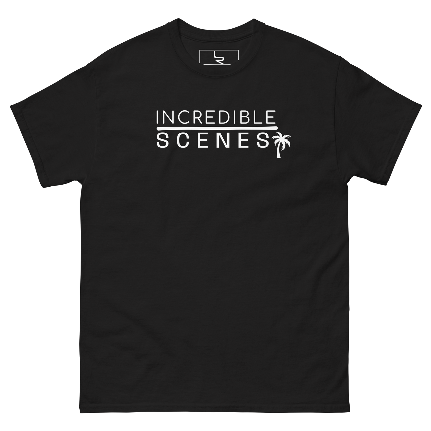 INCREDIBLE SCENES Tee White Print