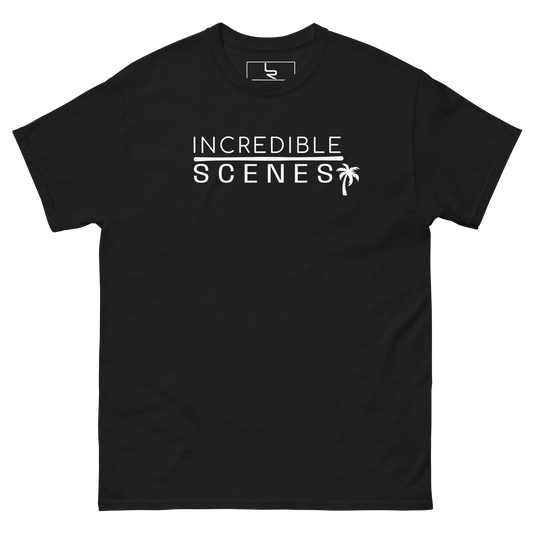 INCREDIBLE SCENES Tee White Print