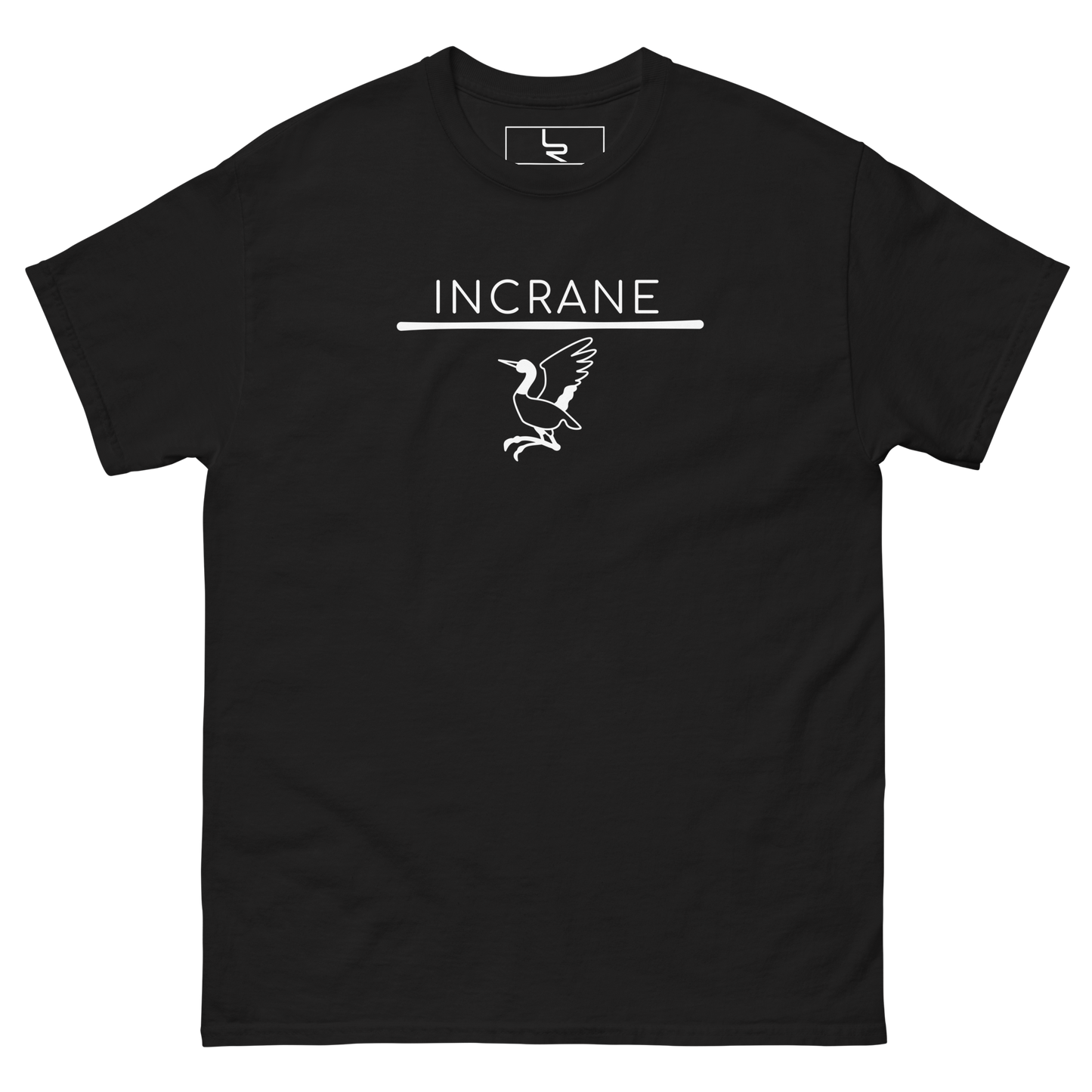 INCRANE Tee White Print