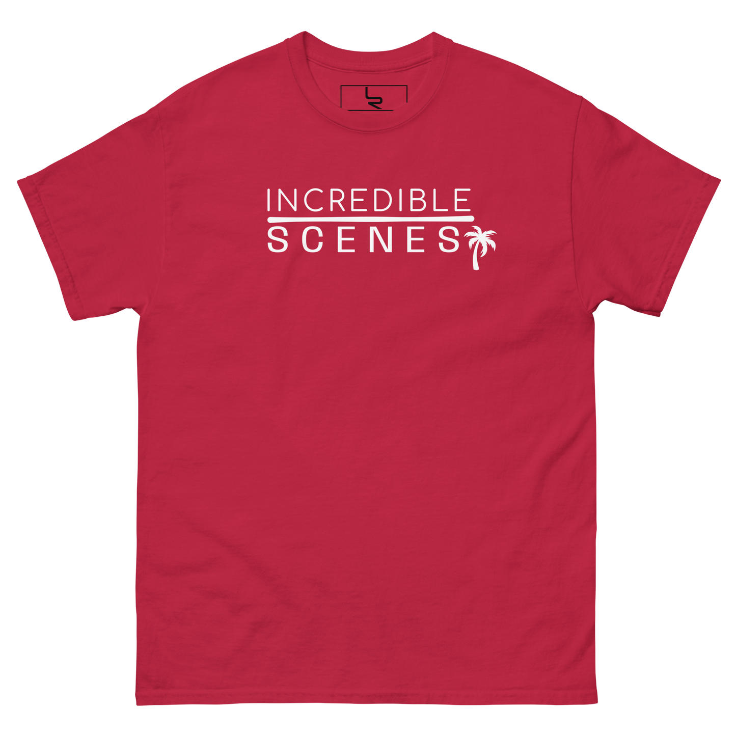 INCREDIBLE SCENES Tee White Print