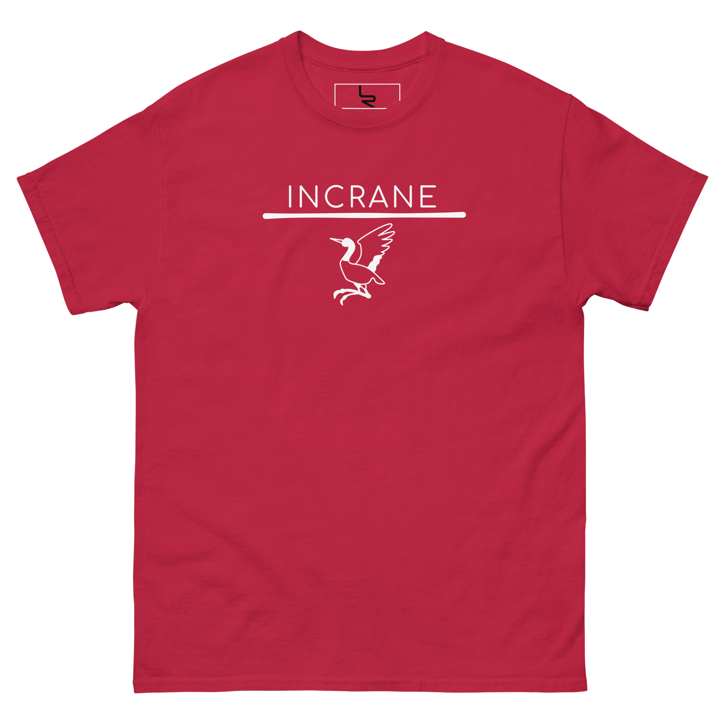 INCRANE Tee White Print