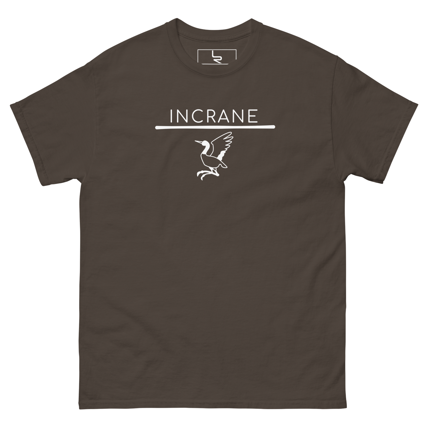 INCRANE Tee White Print