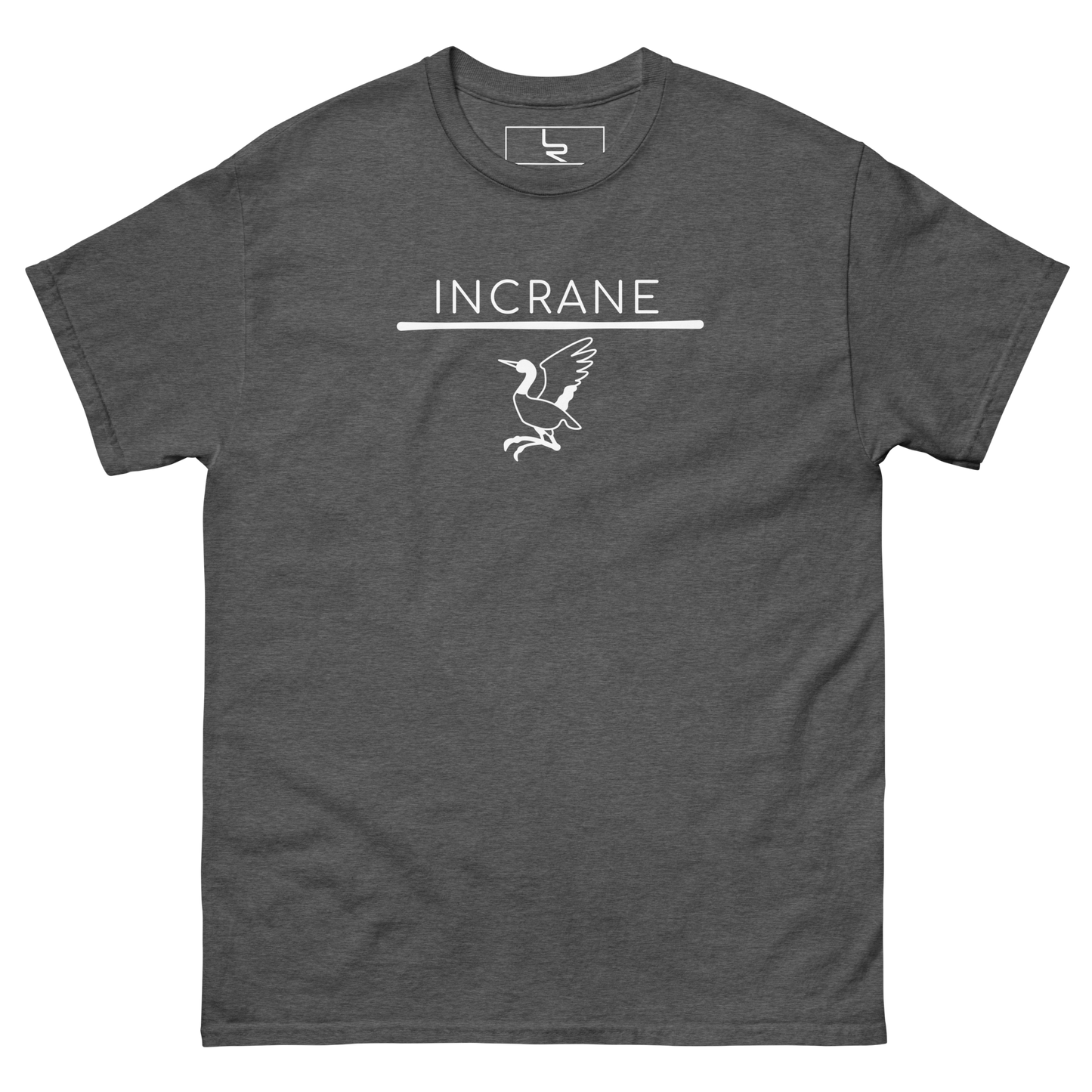 INCRANE Tee White Print