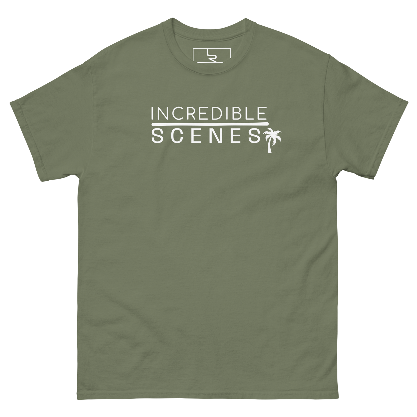INCREDIBLE SCENES Tee White Print