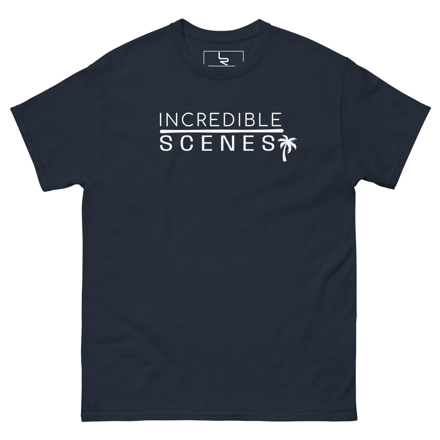 INCREDIBLE SCENES Tee White Print