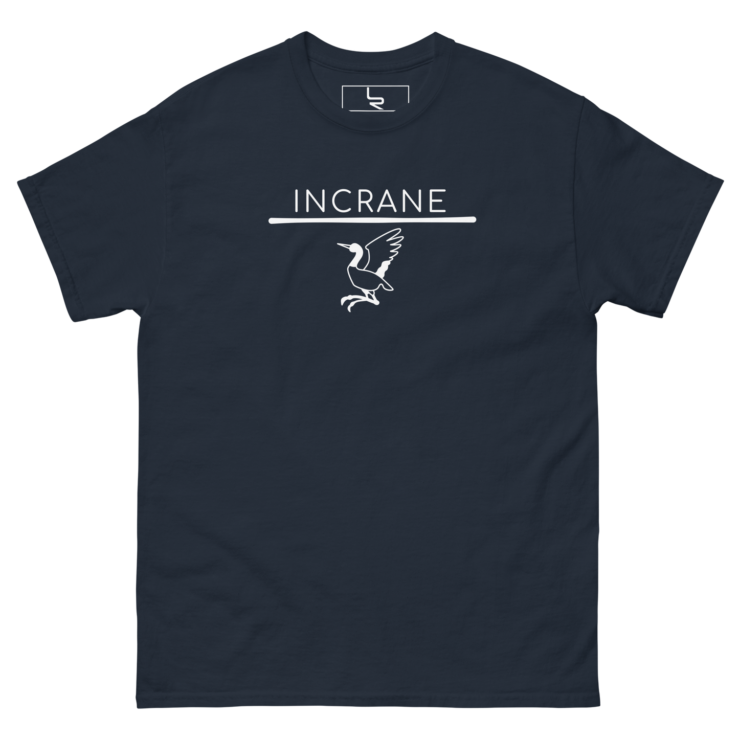 INCRANE Tee White Print