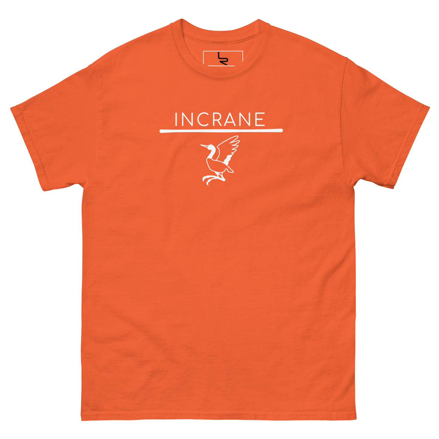 INCRANE Tee White Print