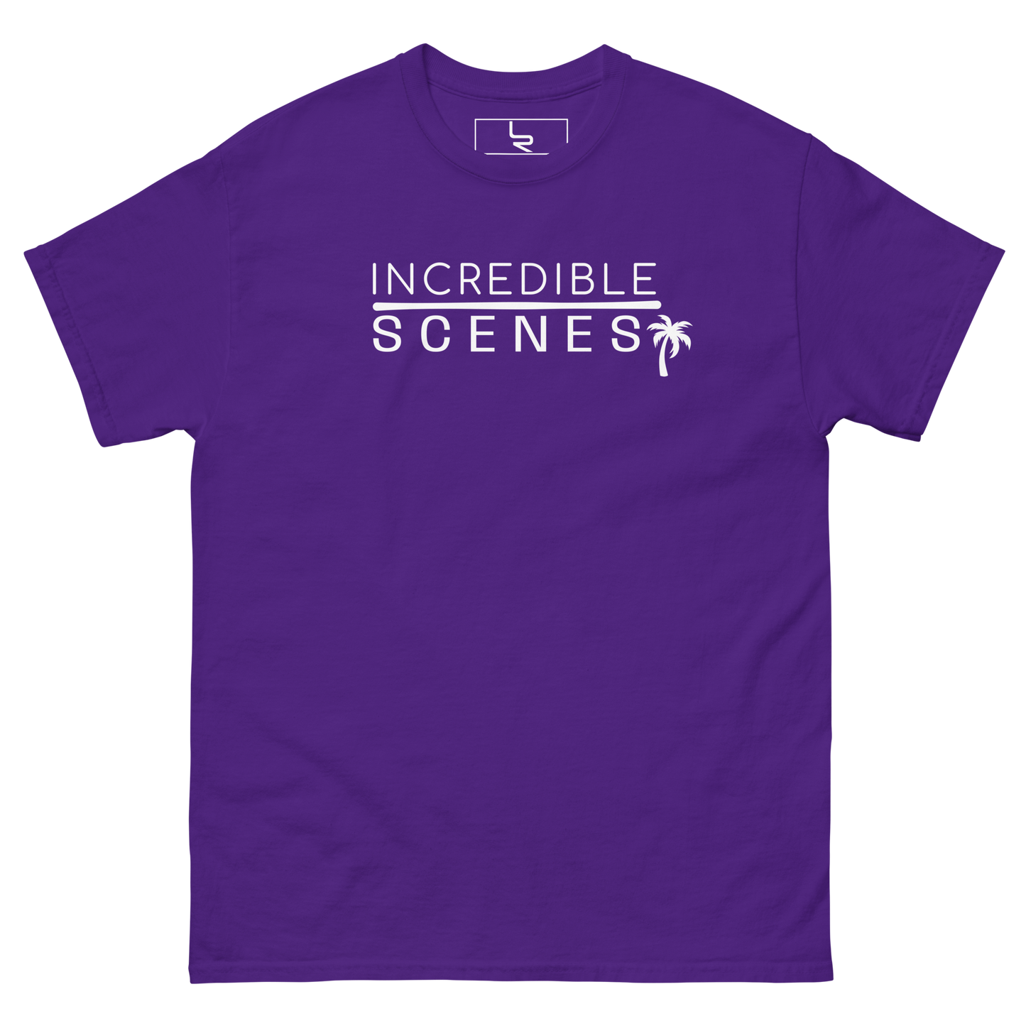 INCREDIBLE SCENES Tee White Print