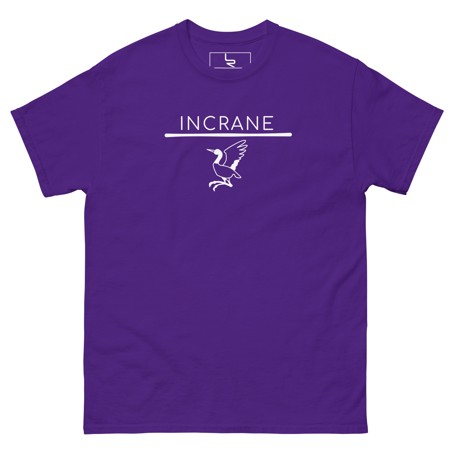INCRANE Tee White Print