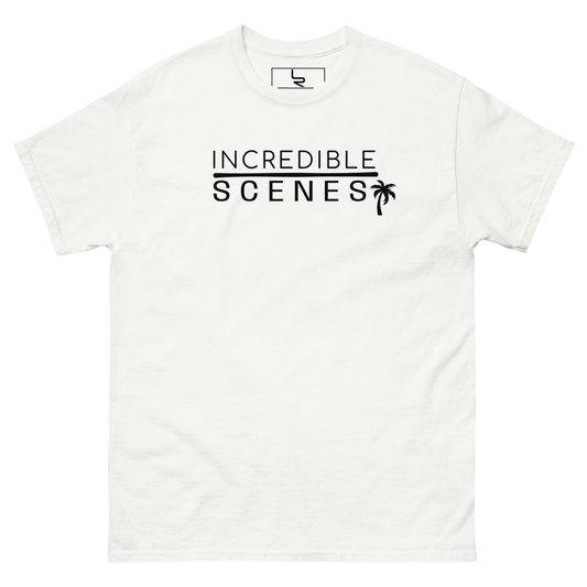 INCREDIBLE SCENES Tee Black Print